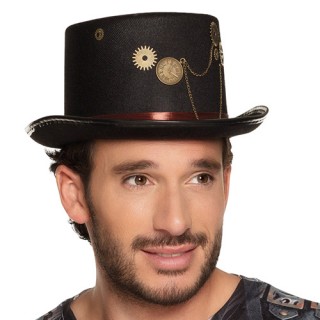 Καπέλο steampunk clock ημίψηλο 