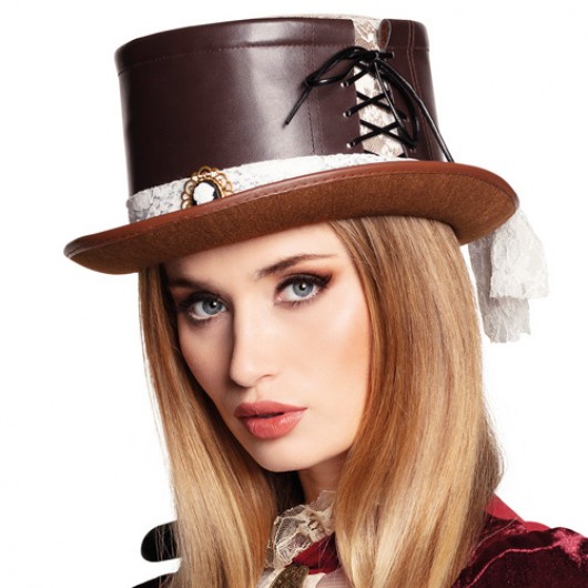 Καπέλο steampunk bride ημίψηλο 