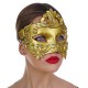 Μάσκα Ματιών Paper Mache χρυσή σε δύο σχέδια
