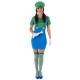 Super Πράσινος Υδραυλικός γυναικεία στολή για ενήλικες 