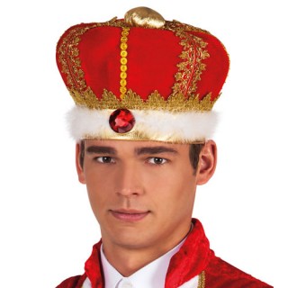 Καπέλο Βασιλιά Κόκκινο 