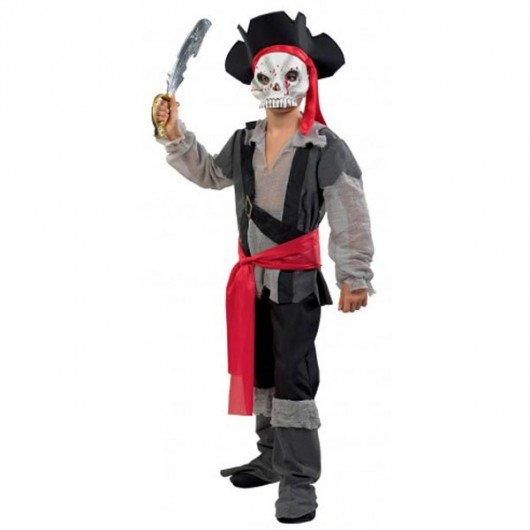 Πειρατής του Τρόμου στολή αγοριών με μάσκα
