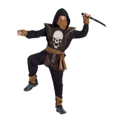 Mortal terror Kombat στολή νίντζα για αγόρια nightwoolf