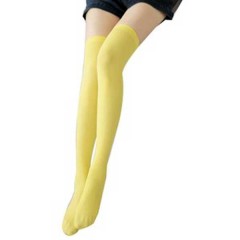 Κάλτσες μονόχρωμες κίτρινες