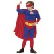 SuperBoy στολή Σούπερ ήρωας για αγόρια με ενισχυμένο θώρακα 