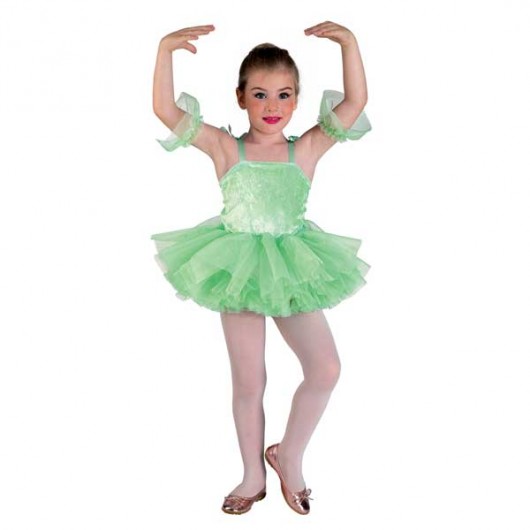 Μπαλαρίνα στολή για μικρά κορίτσια σε Πράσινο χρώμα 