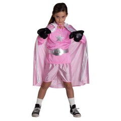 Μποξέρ ροζ στολή αθλητή με κάπα για δυνατά κορίτσια 