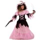 Πειρατίνα Σταρ στολή για κορίτσια με μακρύ ροζ φόρεμα και καπελίνα 