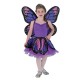 Πεταλούδα μοβ στολή για κορίτσια Μαριπόζα