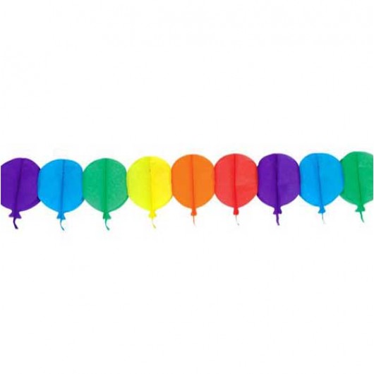 Γιρλάντα πολύχρωμα Μπαλόνια