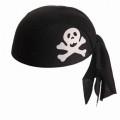 Καπέλο Πειρατή μαντήλι σε κόκκινο και μαύρο χρώμα 