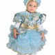 Πριγκίπισσα μπεμπέ γαλάζια στολή για μωράκια 