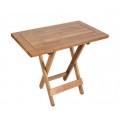 Ήρα Τραπέζι ξύλο οξιάς με πλαίσιο 85x50cm καρυδί χρώμα 