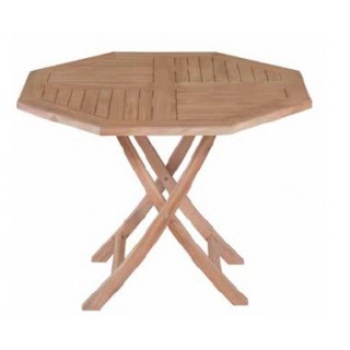 Τραπέζι πτυσόμενο 8γωνό easy folding από ξύλο teak