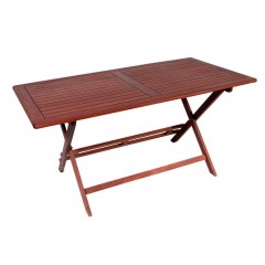 Ξύλινο ,Παραλ/μο Πτυσσόμενο Τραπέζι Red Shorea 150 x 80 x 75(h)cm