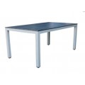 Τραπέζι MADISON140X080X072cm με τάβλες Polywood Walnut