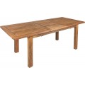 Φοίβος τραπέζι επεκτεινόμενο από ξύλο οξιάς 145x83~190cm καρυδί