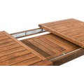 Φοίβος τραπέζι επεκτεινόμενο από ξύλο οξιάς 145x83~190cm καρυδί