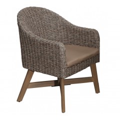 Garment πολυθρόνα ξύλο-wicker