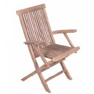 CLASSIC Πολυθρόνα πτυσόμενη από ξύλο teak