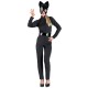 Cat Woman ολόσωμη φόρμα με μάσκα γυναικεία στολή ενηλίκων