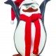 Πιγκουίνος με κόκκινο σκούφο και κασκόλ 35cm